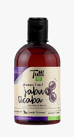 Shampoo 2 em 1 Jabuticaba para Cães e Gatos 340ml