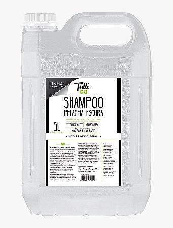 Shampoo Tutti Pet Pelagem Escura Para Cães e Gatos 5L