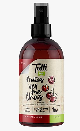 Perfume Tutti Pet Frutas Vermelhas para Cães e Gatos 500ml