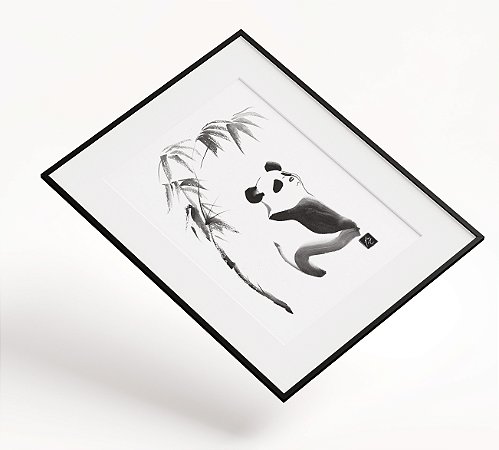 Print A4 -The panda
