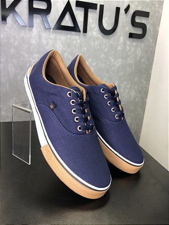 TENIS LONA AZUL MARINHO
