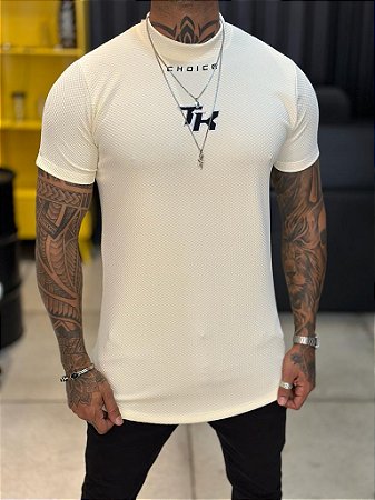 CAMISETA LONG GOLA ALTA