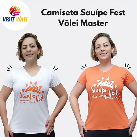Camiseta Feminina Sauípe Fest Vôlei Master