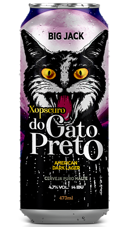 Cerveja Big Jack Dark Lager Xopscuro do Gato Preto 473ml