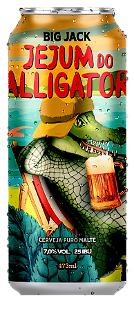 Cerveja Big Jack Doppelbock Jejum do Aligator 473ml