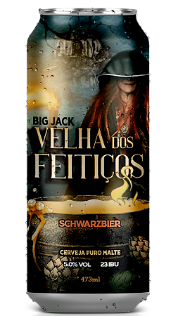 Cerveja Big Jack Velha dos Feitiços Schwarzbier 473ml