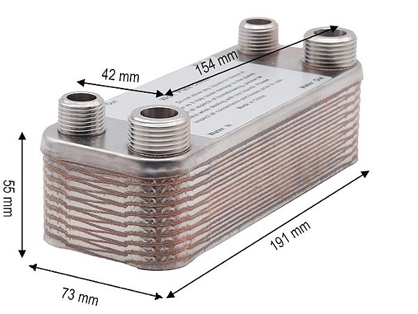 Chiller resfriador de 20 placas