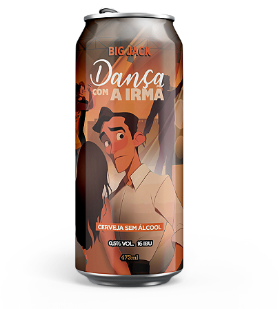 Cerveja Big Jack Dança Com a Irmã sem álcool 473ml