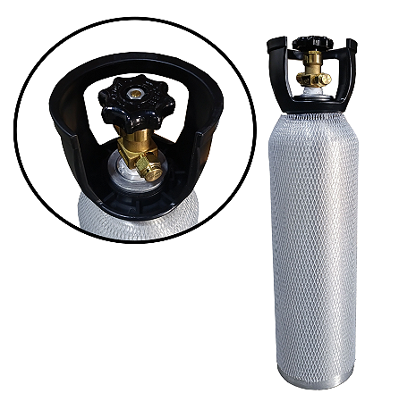 Cilindro De Alumínio Leve Vazio Para Co2 8l Chopp Cerveja