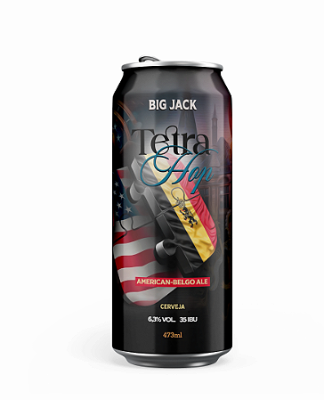 Cerveja Big Jack Tetra Hop American-Belgo Ale 473ml