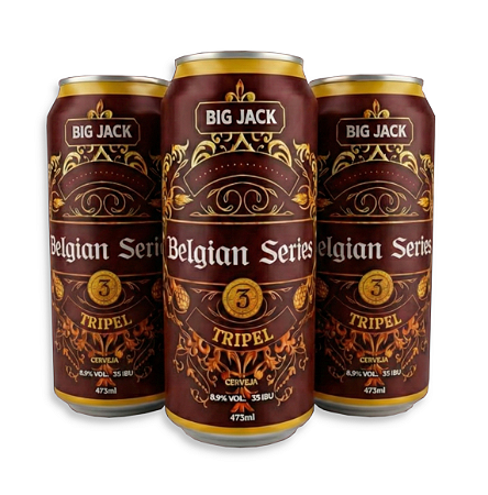Kit 3 Cerveja Big Jack Tripel 473ml