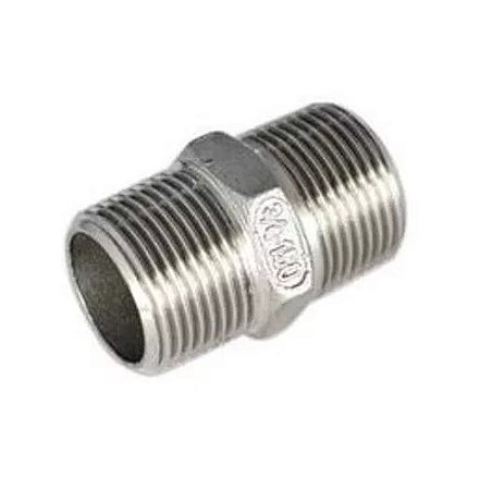 Niple 3/8" inox 304