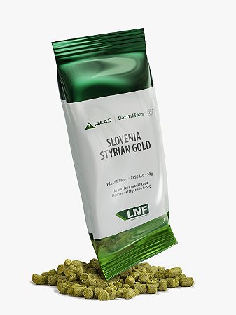 Lúpulo em pellet LNF Styrian Gold - 50g