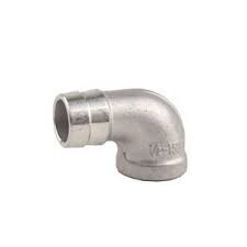 Cotovelo em inox 1/2" BSP - tipo espigão