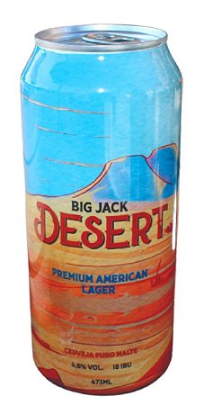 Cerveja Big Jack American Lager Desert 473ml