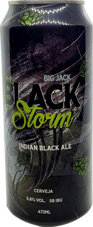 Cerveja Big Jack India Black Ale Black Storm 473 ml