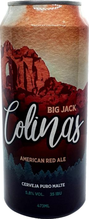 Cerveja Big Jack Red Ale Colinas 473ml