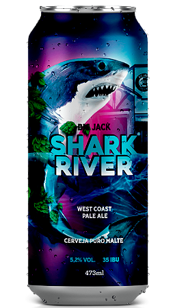 Cerveja Big Jack Shark River West Coast Pale Ale 473ml