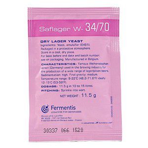 Fermento Fermentis SafLager™ W-34/70 11,5g