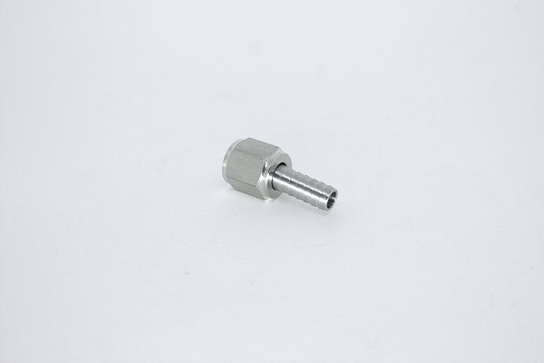 Espigão 1/4" c/ rosca 7/16"FL para conector ball lock com rosca