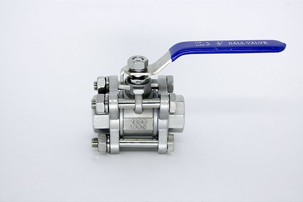 Válvula esfera inox tripartida 1/2"