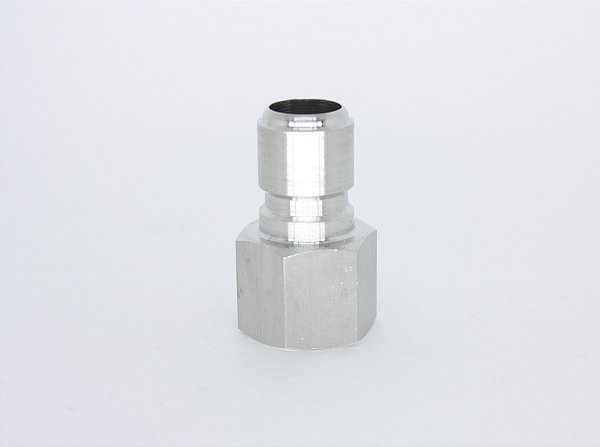 Engate rápido macho de 1/2", em inox 304, com fêmea 1/2"FNPT