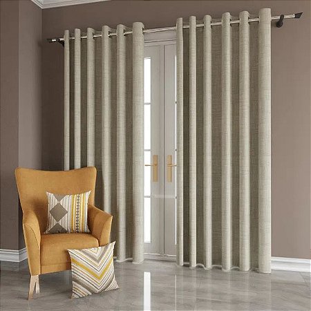CORTINA 4,00M X 2,50M BALI BLACKOUT BEGE