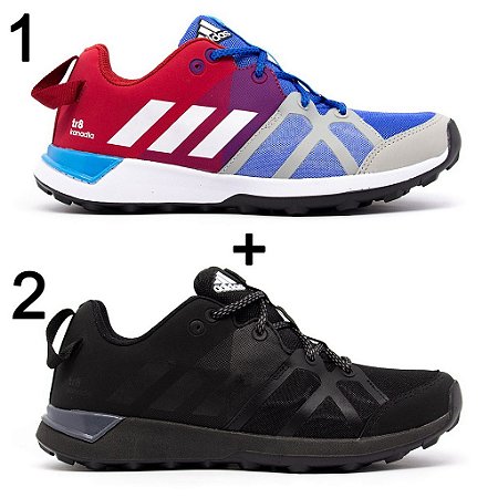 tênis adidas kanadia azul