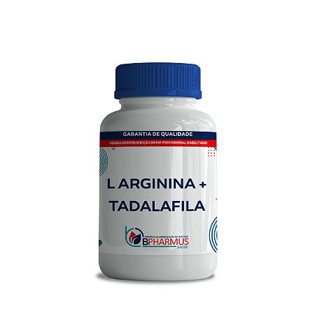 L Arginina 2g + Tadalafila 5mg (120 cápsulas)