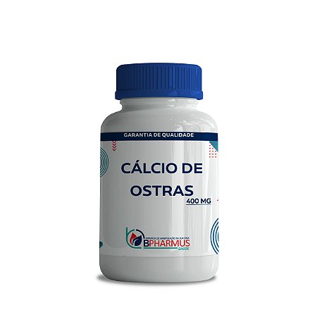 Cálcio de Ostras 400mg - 120 cápsulas