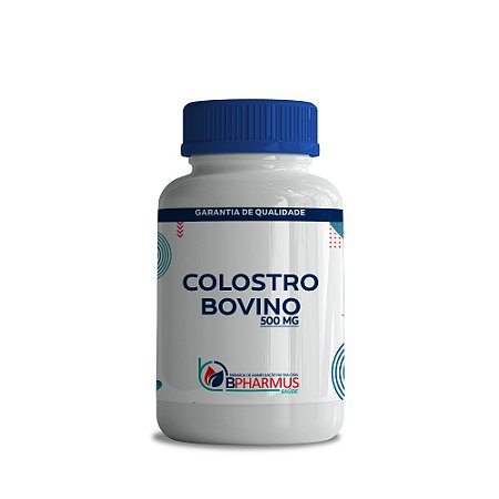 Colostro Bovino 500mg - 60 cápsulas