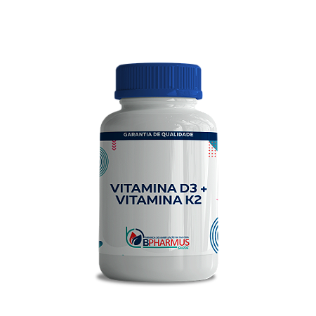Vitamina D3 + Vitmaina K2 (30 Cápsulas)