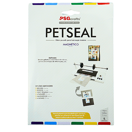Petseal Brilho Magnético 75 Micras (05Pçs)