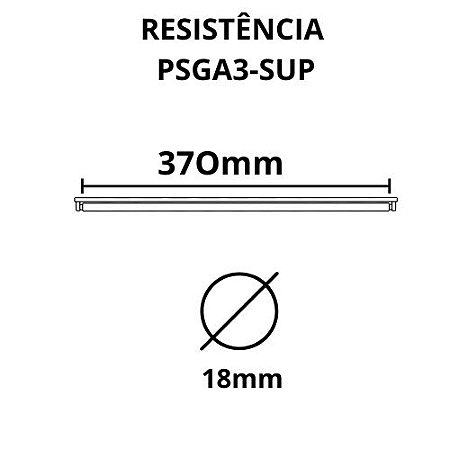 Par De Resistências Para Laminadora Psga3-sup