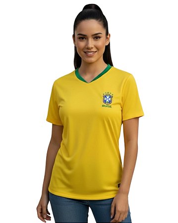 Camiseta Baby Look Brasil