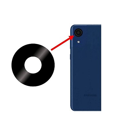 Vidro da Camera Samsung A03 Core A032