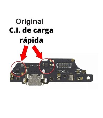 Placa Conector de Carga Moto E20 XT2155 Moto E40 XT2159