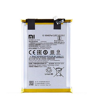 Bateria Xiaomi Redmi 9A 9C BN56