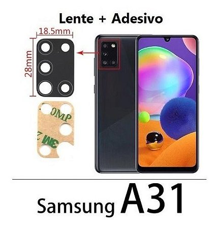 Vidro da Camera Samsung A31 A315F