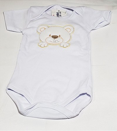 Body Urso Língua de Fora - Canelado
