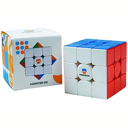 Cubo Mágico Gan Monster Rose Kids 3x3