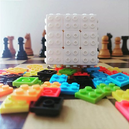 Cubo Mágico 3x3x3 Fanxin Lego Building Blocks Brick Toy
