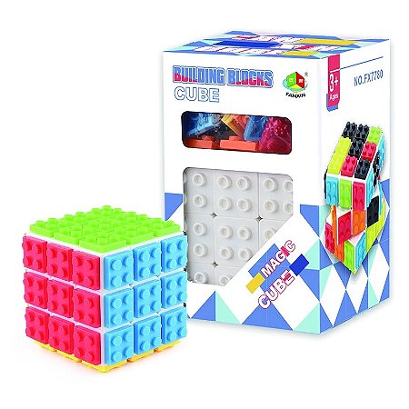 Cubo Mágico 3x3x3 Bulding Blocks Fanxin - LEGO - ONCUBE - Oncube: os  melhores cubos mágicos você encontra aqui