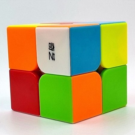 Cubo Mágico 2x2 Profissional Kids Original QiYi QiDi Preto