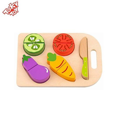 Tábua de Cortar Legumes educativo