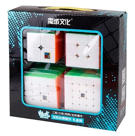 Kit Cubo Mágico 2x2 + Cubo Mágico 3x3 Profissional