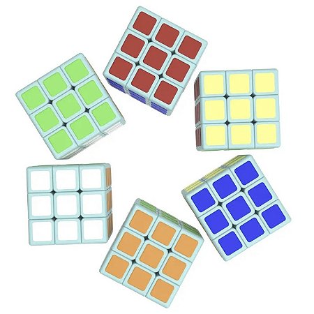 MINI CUBO MÁGICO 3X3X3 CUBE LAB 1CM - MENOR CUBO MÁGICO DO MUNDO!