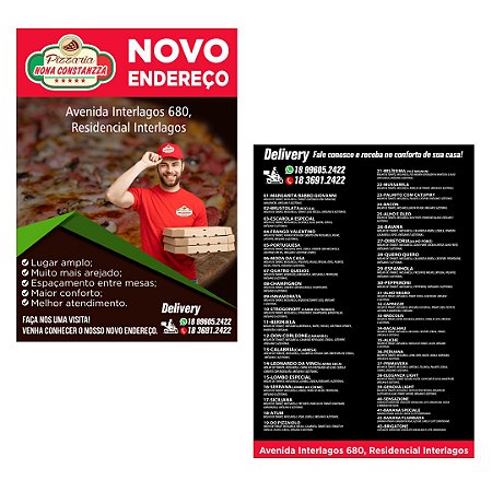 Panfleto Personalizado Frente e Verso ( SOMENTE A  ARTE )