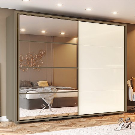 Guarda-roupa Cavic 02 Portas Deslizantes