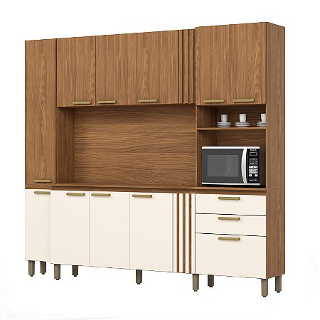 Kit Cozinha B126 Nature/Off White